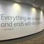 Everything we do begins and ends with the customer, gil hatch